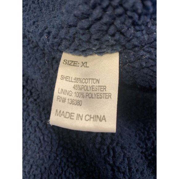 NFL Dallas Cowboys Pro Line Sherpa Lined Hoodie Blue Size XL - Picture 8 of 8